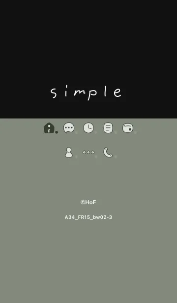 A34.15_スモーキーMアッシュ 黒/白2-3の着せ替えメイン画像