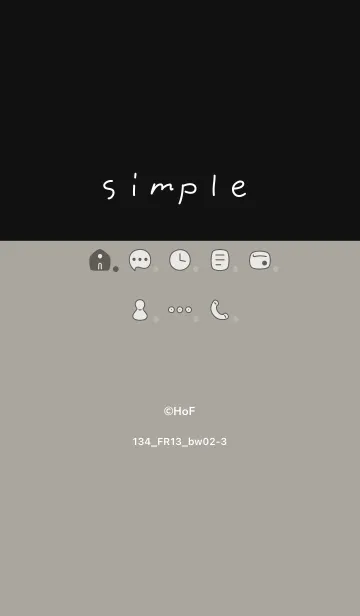 [LINE着せ替え] 134.13_スモーキーアッシュ 黒/白2-3の画像1