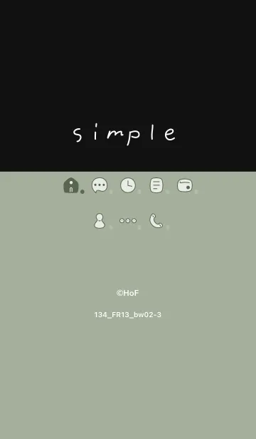 [LINE着せ替え] 134.13_スモーキーMアッシュ 黒/白2-3の画像1