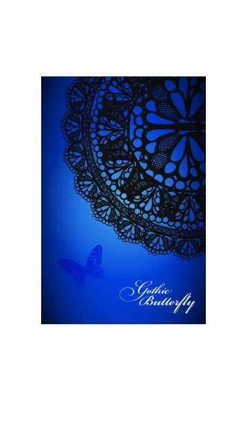 [LINE着せ替え] Butterfly Gothic 3の画像1