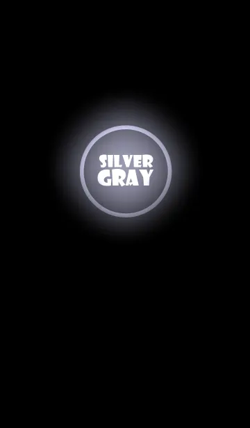 [LINE着せ替え] Silver Gray Neon Theme Ver.2 (JP)の画像1