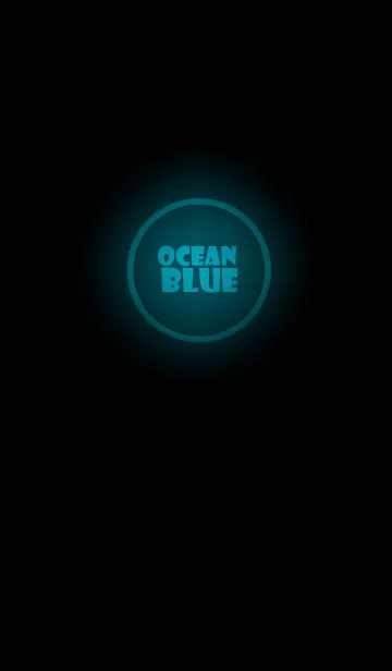 [LINE着せ替え] Ocean Blue  Neon Theme Ver.2 (JP)の画像1
