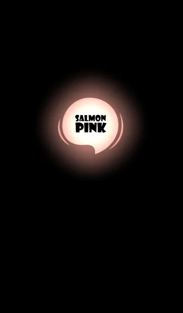 [LINE着せ替え] Salmon Pink In Black Vr.7 (JP)の画像1