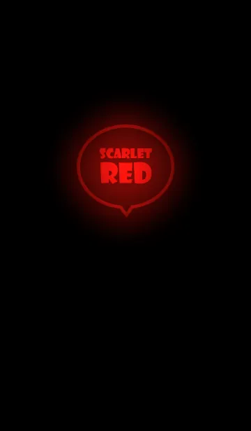 [LINE着せ替え] Scarlet Red Neon Theme Vr.1 (JP)の画像1