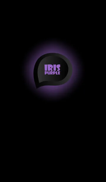 [LINE着せ替え] Iris Purple In Black Ver.5 (JP)の画像1
