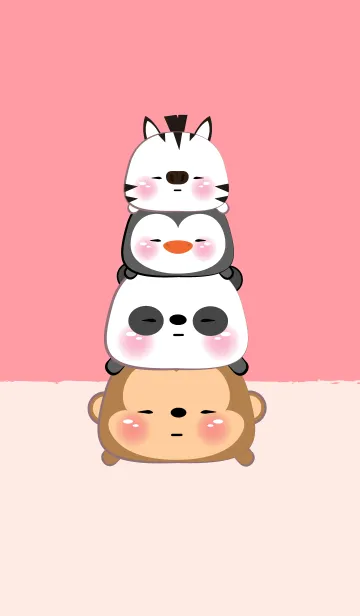 [LINE着せ替え] Animals Sleepy Theme7 (JP)の画像1