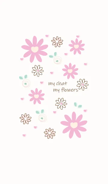 [LINE着せ替え] Purple flowers 12 :)の画像1