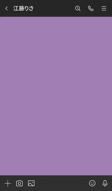 [LINE着せ替え] n34_07_パープル 黒/白2-6の画像3