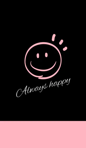 [LINE着せ替え] Always happy -Pink 3-の画像1