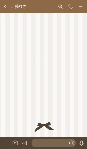 [LINE着せ替え] SIMPLE RIBBON THEME.MEKTMの画像3