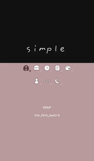 [LINE着せ替え] 534.14_ピンク2 黒/白2-9の画像1