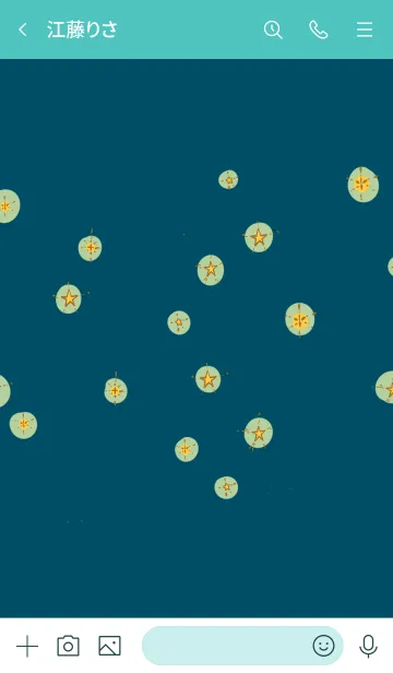 [LINE着せ替え] 幸せフクロウ-シンプルの画像3