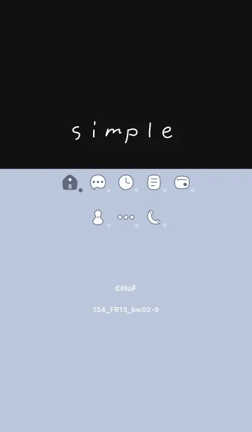 [LINE着せ替え] 134.13_ホワイトアッシュ 黒/白2-9の画像1