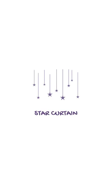 [LINE着せ替え] スター カーテン 33の画像1