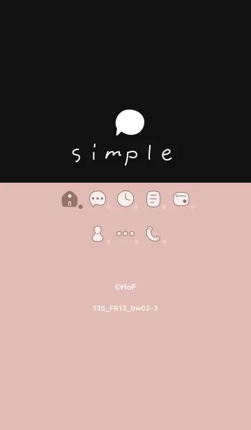 135.13_ピンク 黒/白2-3の着せ替えメイン画像
