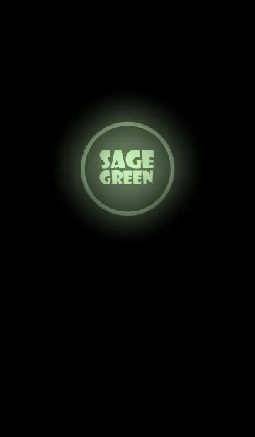 [LINE着せ替え] Sage Green Neon Theme Ver.2 (JP)の画像1