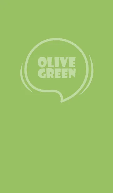 [LINE着せ替え] Love  Olive Green  Theme Vr.7 (JP)の画像1