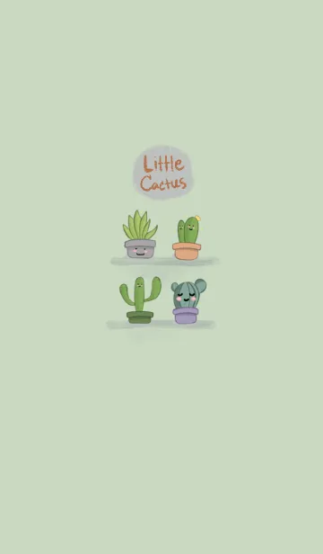 [LINE着せ替え] Little Cactus ！の画像1