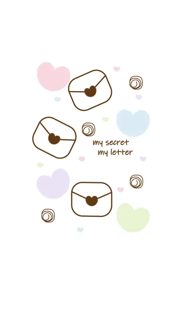 [LINE着せ替え] My secret & My letterの画像1