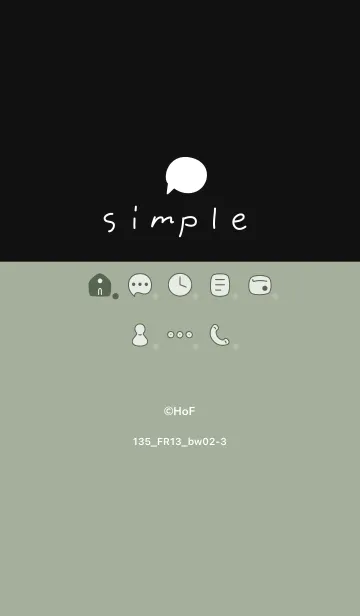 [LINE着せ替え] 135.13_スモーキーMアッシュ 黒/白2-3の画像1