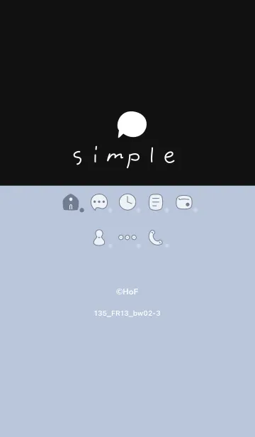 [LINE着せ替え] 135.13_ホワイトアッシュ 黒/白2-3の画像1