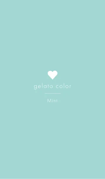 [LINE着せ替え] gelato mint <じぇらーとみんと>の画像1