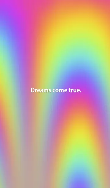 [LINE着せ替え] 虹色♡ドリームズ＊カム＊トゥルー19-1の画像1