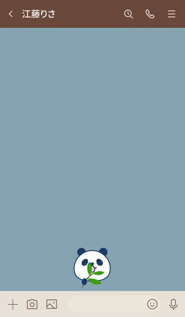 [LINE着せ替え] SIMPLE PANDA..4の画像3