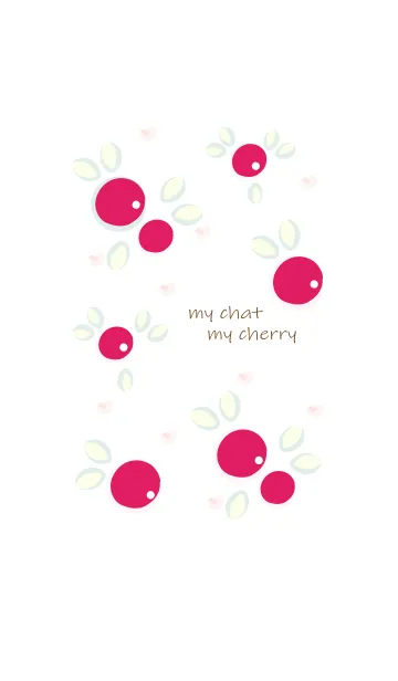 [LINE着せ替え] My chat my cherry 65の画像1