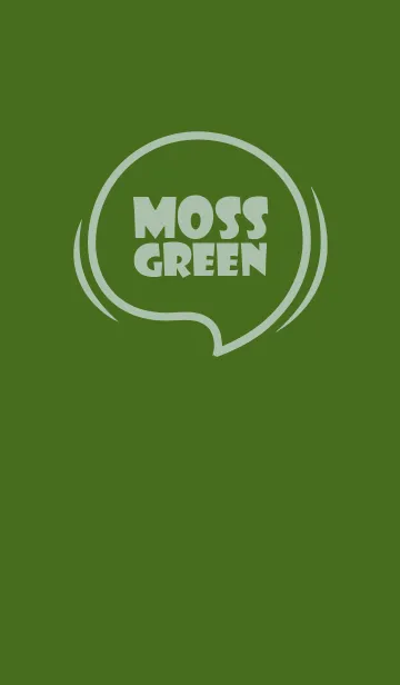 [LINE着せ替え] Love Moss Green  Theme Vr.7 (JP)の画像1