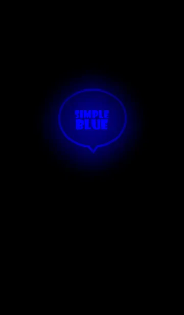 [LINE着せ替え] Blue Neon Theme Vr.1 (JP)の画像1