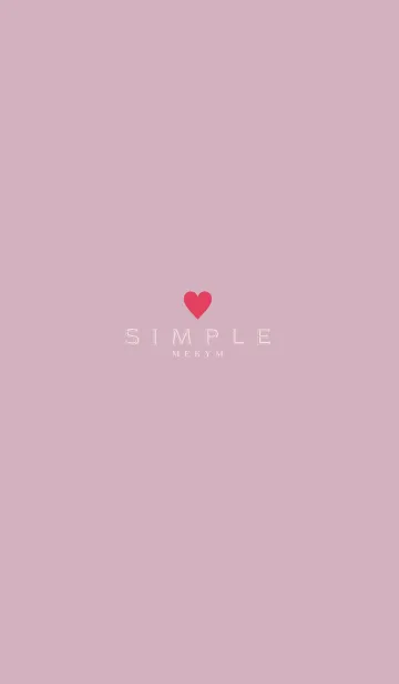 [LINE着せ替え] DUSKY PINK.SIMPLE 11の画像1