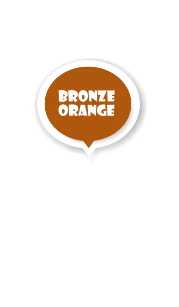 [LINE着せ替え] Bronze Orange Button In White V.4 (JP)の画像1