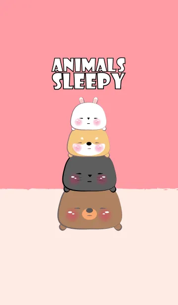 [LINE着せ替え] Animals Sleepy (JP)の画像1