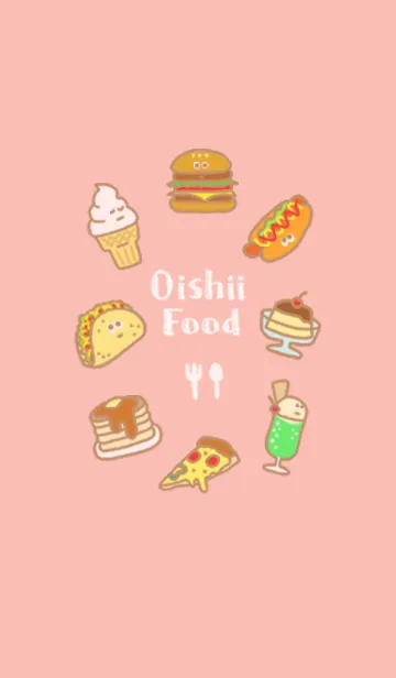 [LINE着せ替え] おいしいたべものの画像1