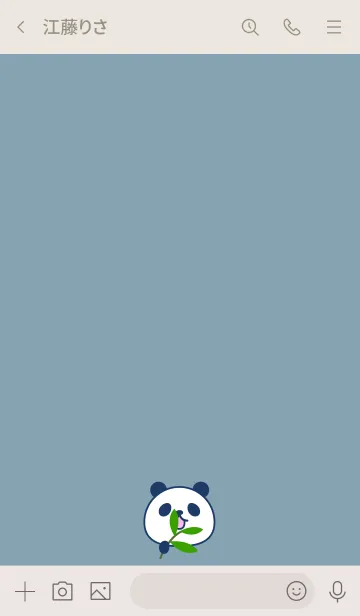 [LINE着せ替え] SIMPLE PANDA..6の画像3