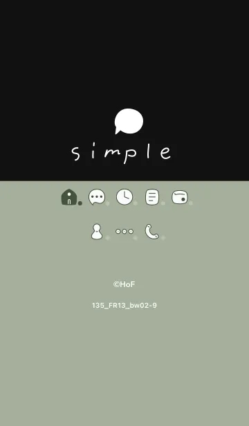 [LINE着せ替え] 135.13_スモーキーMアッシュ 黒/白2-9の画像1
