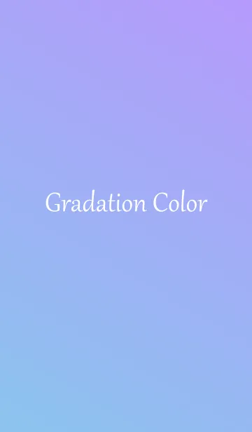 [LINE着せ替え] Gradation Color *Blue&Purple*の画像1