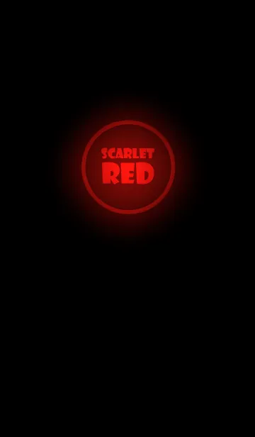 [LINE着せ替え] Scarlet Red  Neon Theme  Ver.2 (JP)の画像1