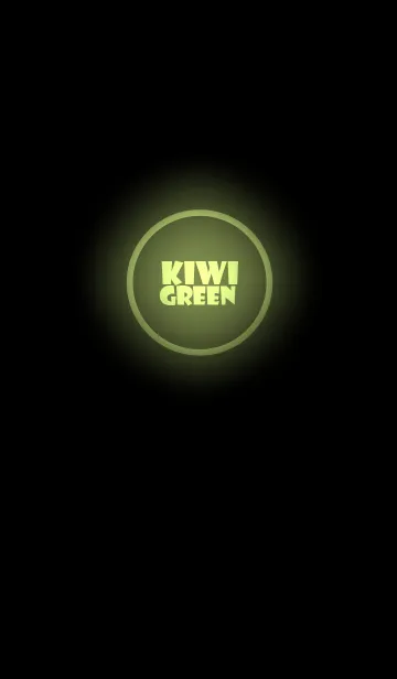 [LINE着せ替え] Kiwi Green Neon Theme Ver.2 (JP)の画像1