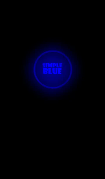 [LINE着せ替え] Blue Neon Theme Ver.2 (JP)の画像1