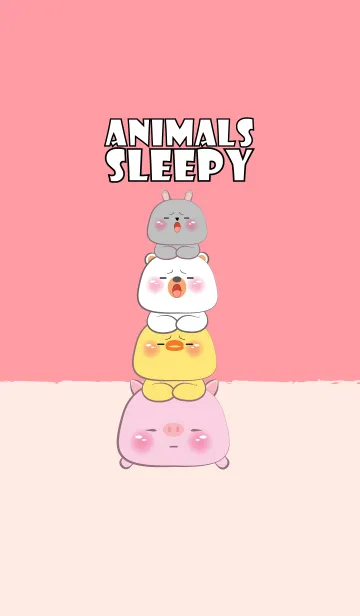 [LINE着せ替え] Animals Sleepy Theme3 (JP)の画像1