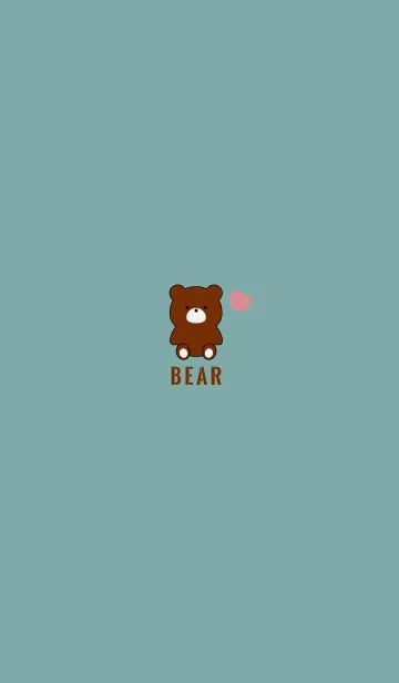 [LINE着せ替え] HEART & BEARの画像1