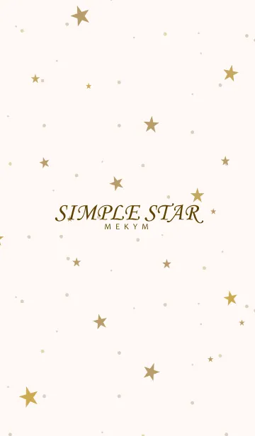 [LINE着せ替え] SIMPLE STAR - NATURAL YELLOW - 27の画像1