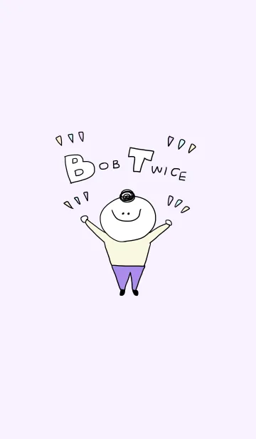 [LINE着せ替え] BOB☆TWICE FUWAFUWAの画像1