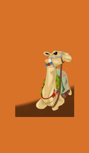 [LINE着せ替え] かわいいラクダさんの画像1