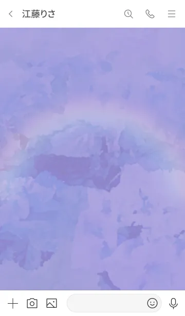 [LINE着せ替え] ～紫陽花♥グレー2～の画像3