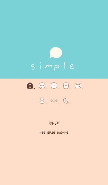 [LINE着せ替え] n36_26_ベージュ4-6の画像1