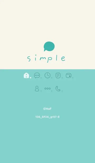 [LINE着せ替え] 136.24_グリーン7-6の画像1