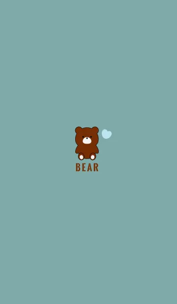 [LINE着せ替え] HEART & BEAR 4の画像1